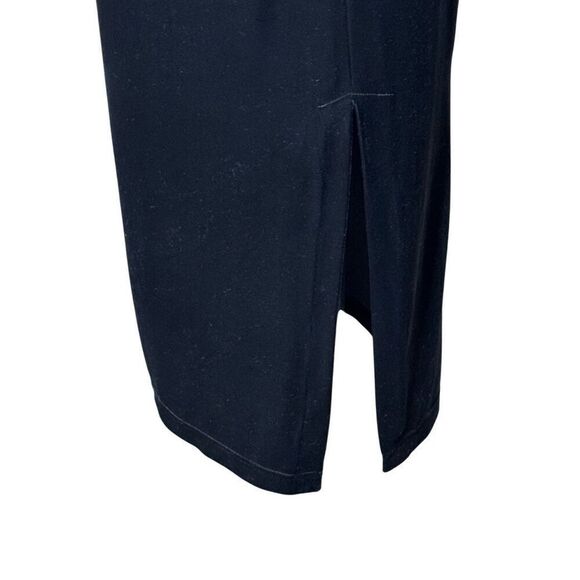 Signature by Robbie Bee vintage black long sleeve velvet evening dress size 4 pe - Picture 3 of 9